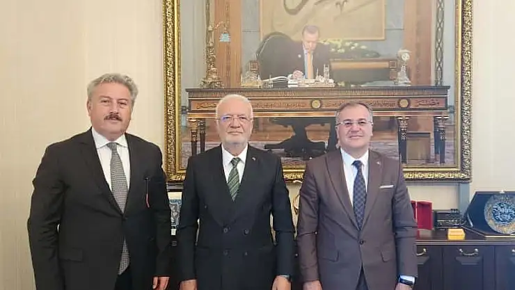 Başkan Özdoğan'dan Elitaş'a ziyaret