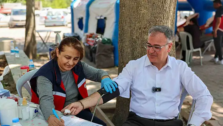 Başkan Özdoğan'dan Vatandaşlara 'kan bağışı' çağrısı