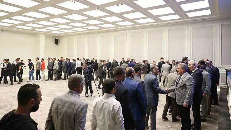 Başkan Palancıoğlu, mesai arkadaşlarıyla bayramlaştı