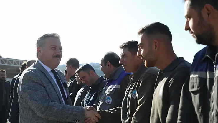 Başkan Palancıoğlu, mesai arkadaşları ile bayramlaştı