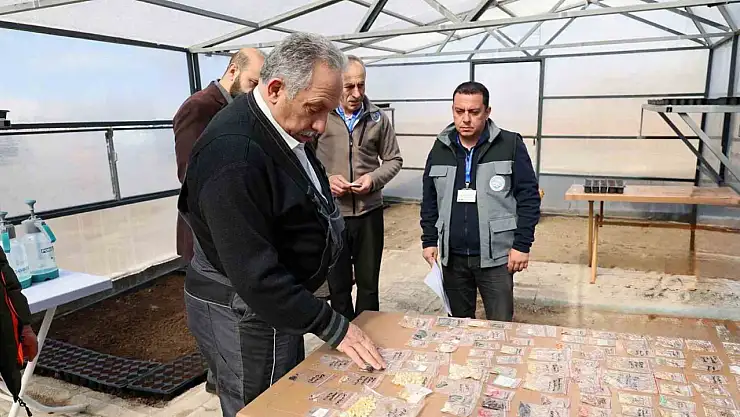 Başkan Yalçın tulumu çekti, tohumları toprakla buluşturdu