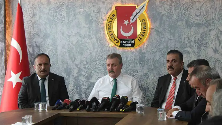 BBP Genel Başkanı Destici: '(ABD'nin ek vergi kararı) Türkiye hemen buna mukabil aynı şekilde karşılık vermelidir'