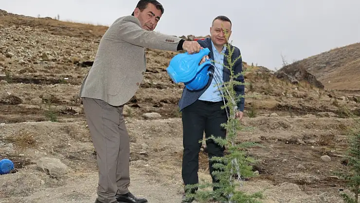 Bünyan'da Milli Ağaçlandırma Günü'nde fidanlar toprakla buluştu