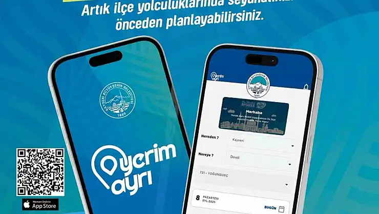 Büyükşehir'in konforlu ulaşım uygulaması 'yerim ayrı' şimdi de Develi'de