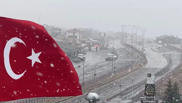 Erciyes'te kar yağışı yeniden başladı