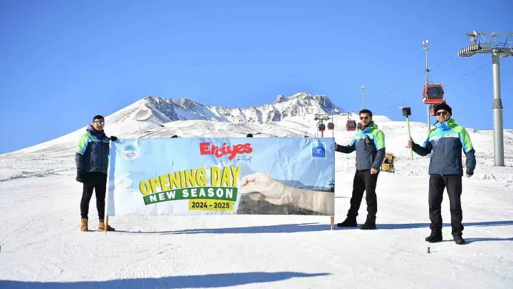 Erciyes'te kayak sezonu kapandı