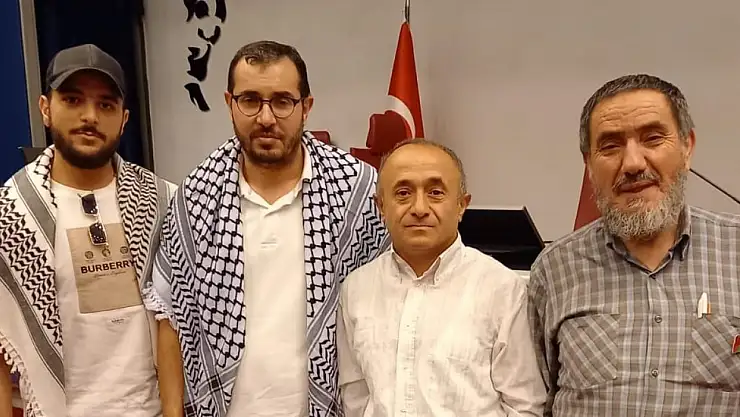 Gazzeli Mustafa Ebu Ali, Kayseri'de konuştu