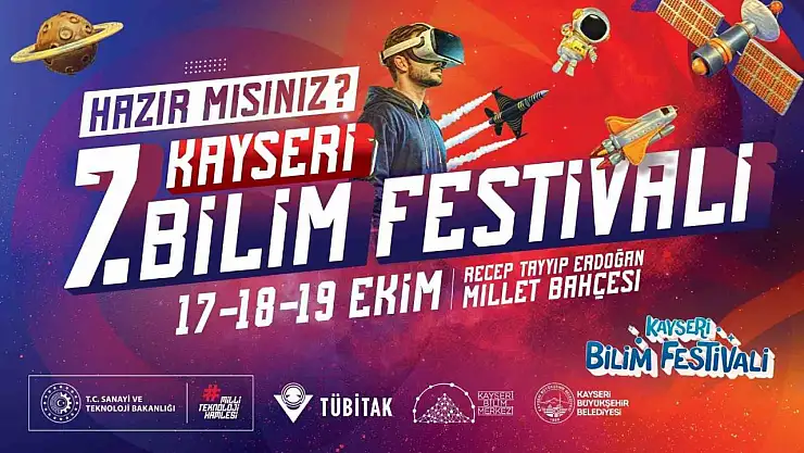 Kayseri 7. Bilim Festivali başlıyor