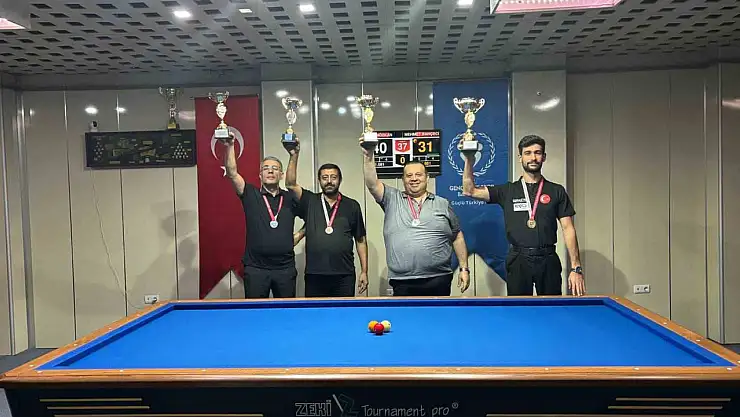 Kayseri'de Bilardocular yarıştı