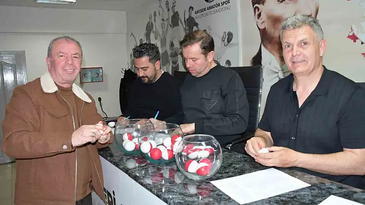 Kayseri'de 1. Amatör Küme fikstürü 2 Eylül'de çekilecek
