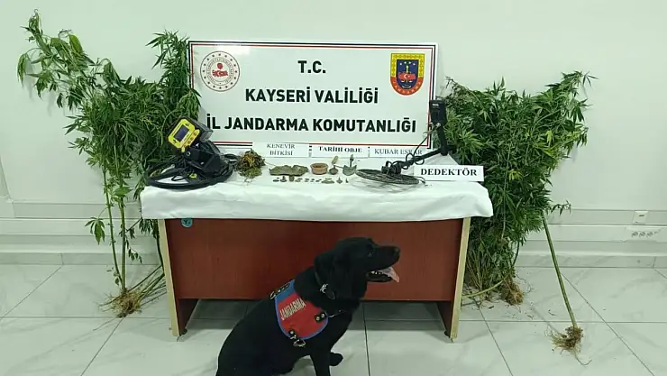 Kayseri'de 21 adet tarihi eser ele geçirildi: 1 gözaltı