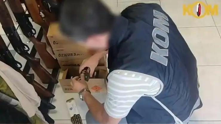 Kayseri'de 5 bin 650 adet fişek ele geçirildi: 1 gözaltı