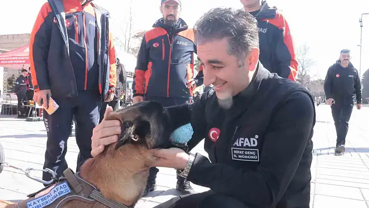 Kayseri'de afet farkındalığı sürüyor