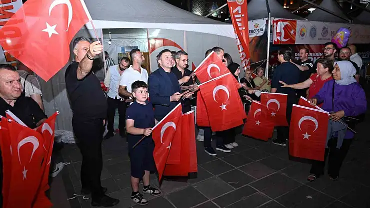 Kayseri OSB, 15 Temmuz Demokrasi ve Milli Birlik Günü'nde meydandaki yerini aldı