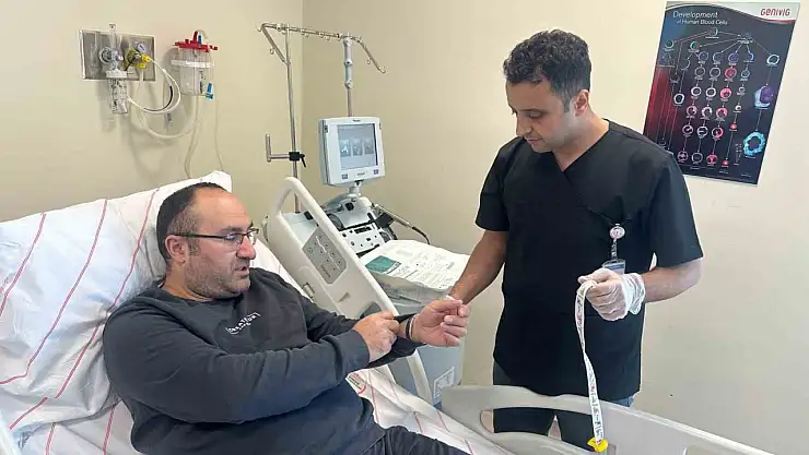 Kayseri Şehir Hastanesi'nde 100. bağışçıdan kök hücre toplandı