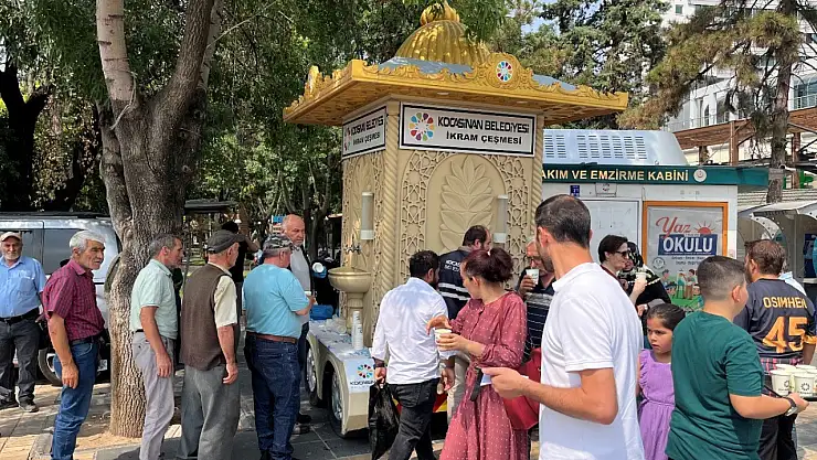 Kocasinan'dan sıcak havalarda buz gibi limonata ikramı