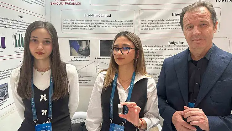 Lise öğrencilerinden 'nano parçacıklı' stent