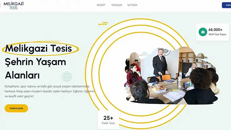 Melikgazi'de tüm sosyal tesisler tek bir dijital platformda toplandı