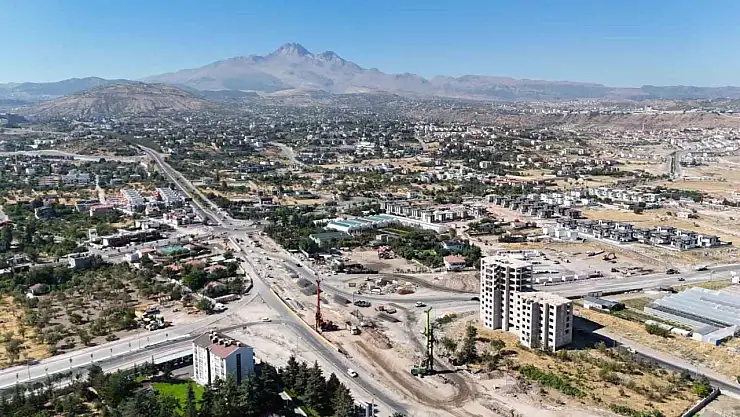 Meteoroloji katlı kavşağı çalışmaları sürüyor