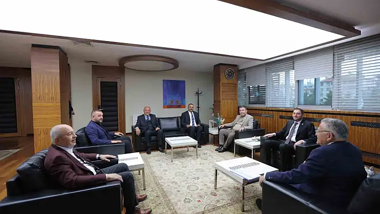 MHP Kayseri heyetinden Başkan Büyükkılıç'a ziyaret