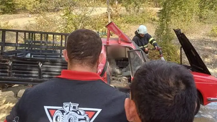 Samsun'da bir kişi aracında yanmış halde ölü bulundu