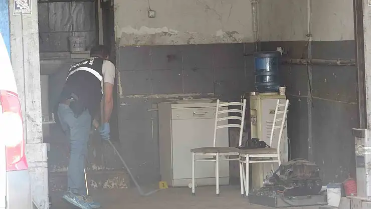 Su içmek için girdiği işyerinde tabancayla vuruldu