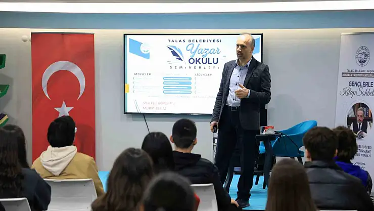 Talas'ın yazar okulunda bu hafta konu 'söyleşi' oldu