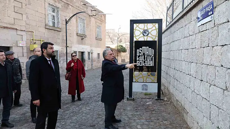 Talas'ta Türkçe Sokağı çalışmaları başladı