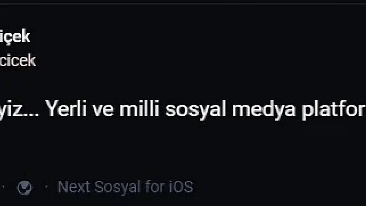 Vali Çiçek yerli ve milli platformda