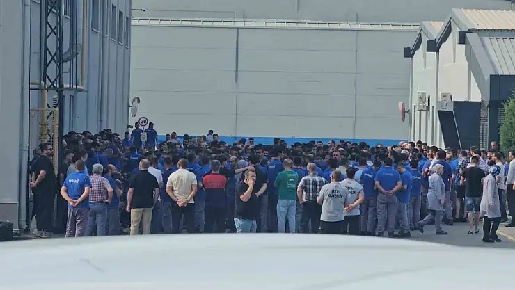 Yataş'ta işçilerin 'maaş' eylemi