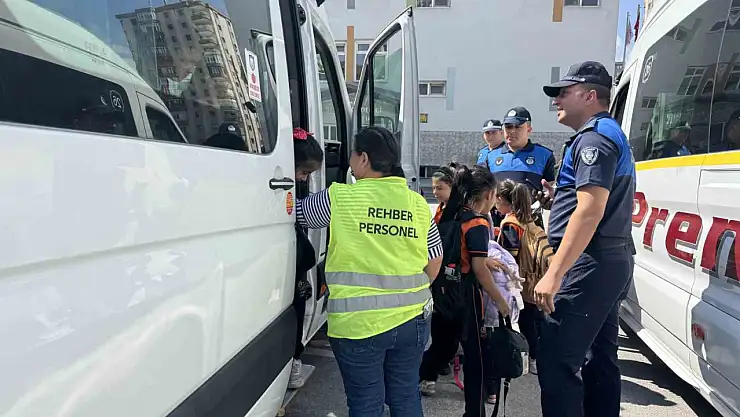 Zabıtadan okul servislerine denetim