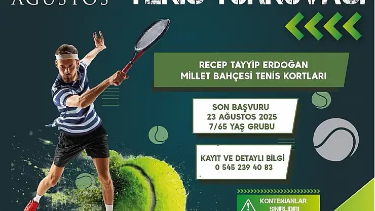Zafer Bayramı heyecanı tenis kortlarına taşınıyor