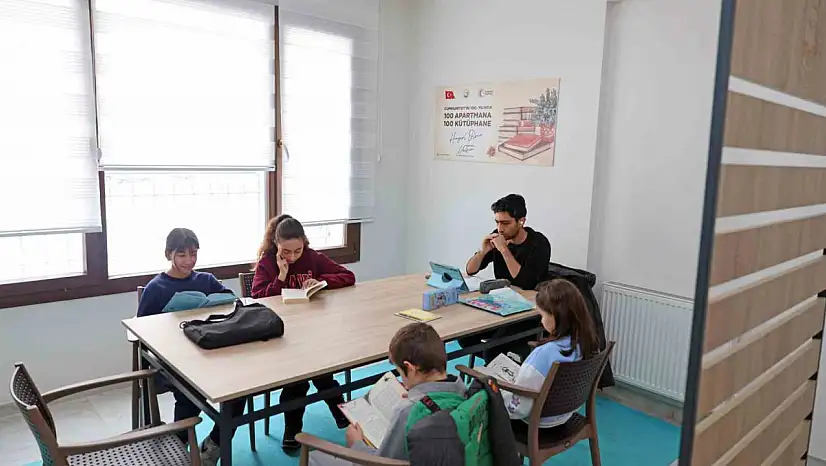 Apartman kütüphaneleri öğrencilerin adresi