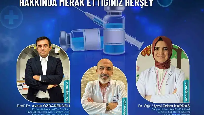 Aşılar Kayseri Üniversitesi'nde masaya yatırılacak