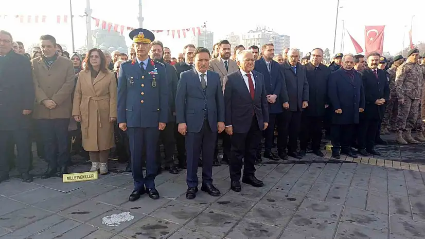 Atatürk'ün Kayseri'ye gelişinin 106. yıl dönümü kutlandı