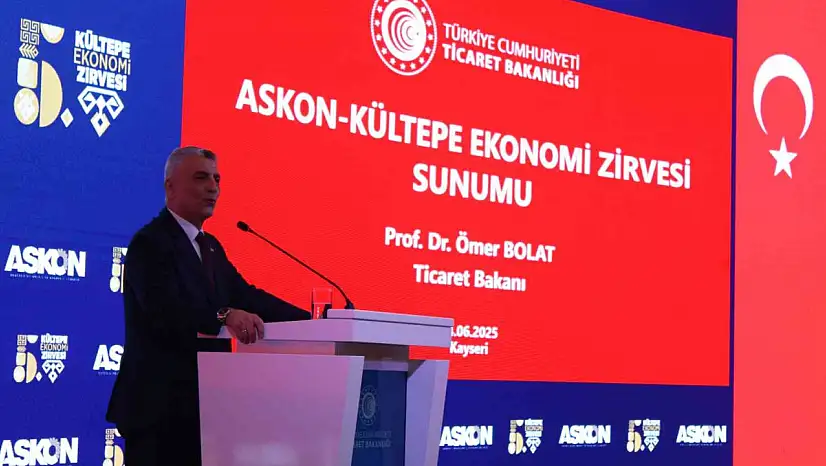 Bakan Bolat: 'Gayri safi yurtiçi hasılamız 2025 yılının ilk çeyreği itibariyle 1 trilyon 371 milyar dolara yükselerek tüm zamanların milli gelir rekorunu yenilemiştir'