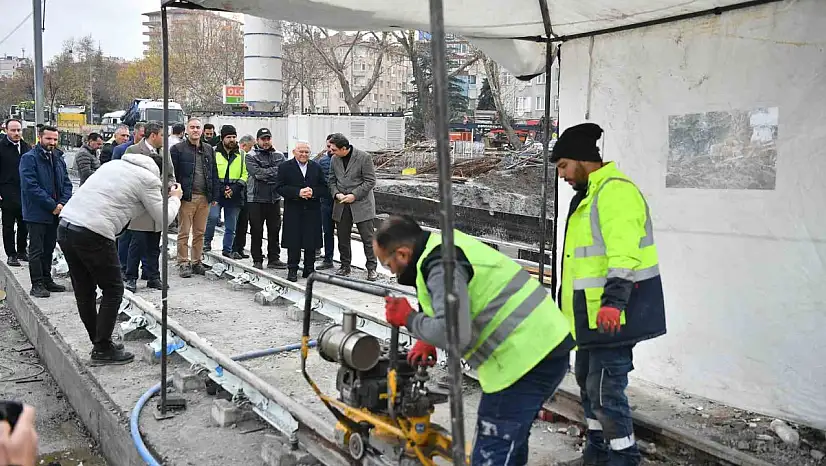 Başkan Büyükkılıç: 'Osman Kavuncu - DSİ Kavşağı'nda tramvay hattı hizmete giriyor'