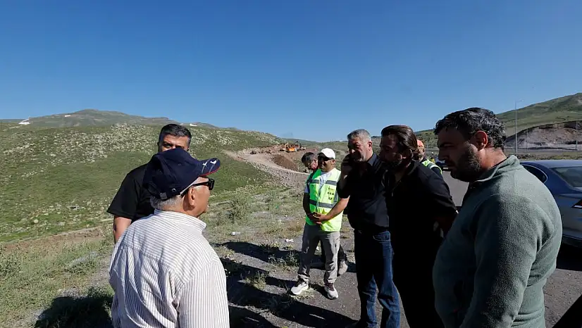 Başkan Büyükkılıç, Erciyes'e nefes olacak alternatif yol çalışmalarını inceledi