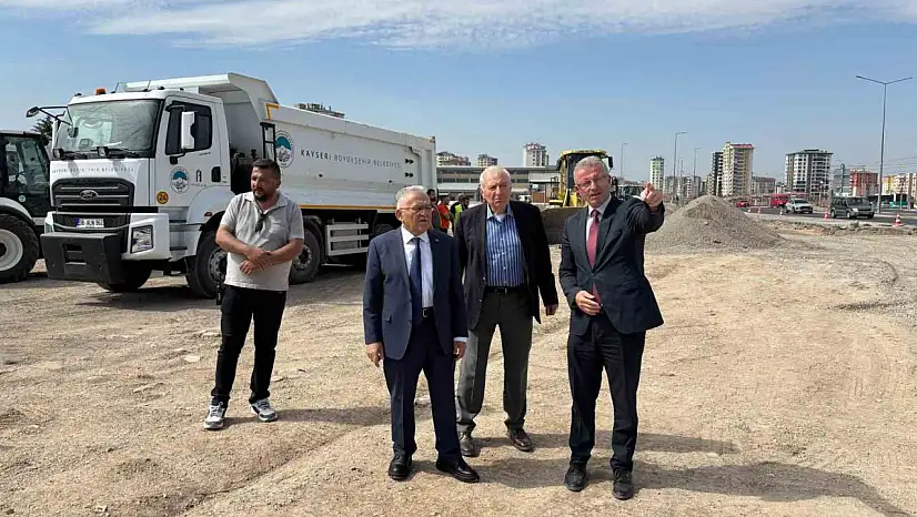Başkan Büyükkılıç, Kertmeler Kavşağı'nda trafiği rahatlatacak çalışmaları inceledi