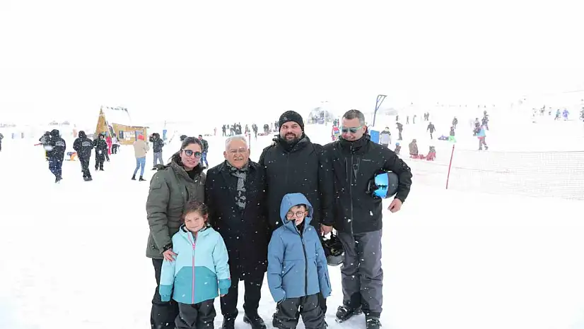 Başkan Büyükkılıç, Türkiye'nin kış turizminde amiral gemisi Erciyes'te