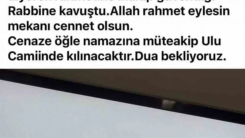 Başkan Öztürk'ün acı günü
