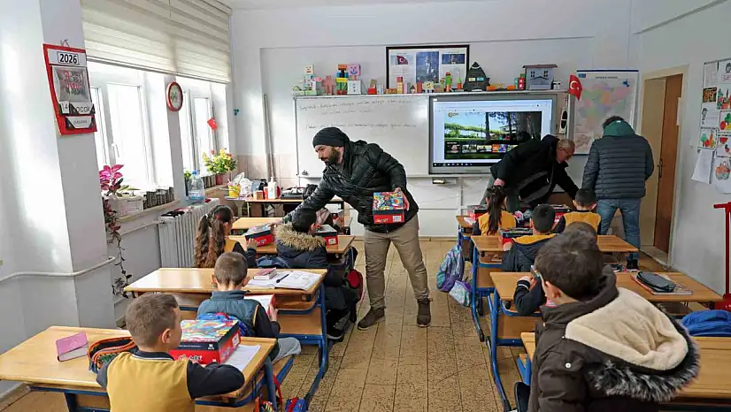 Başkan Yalçın'dan kış gününde yürek ısıtan destek