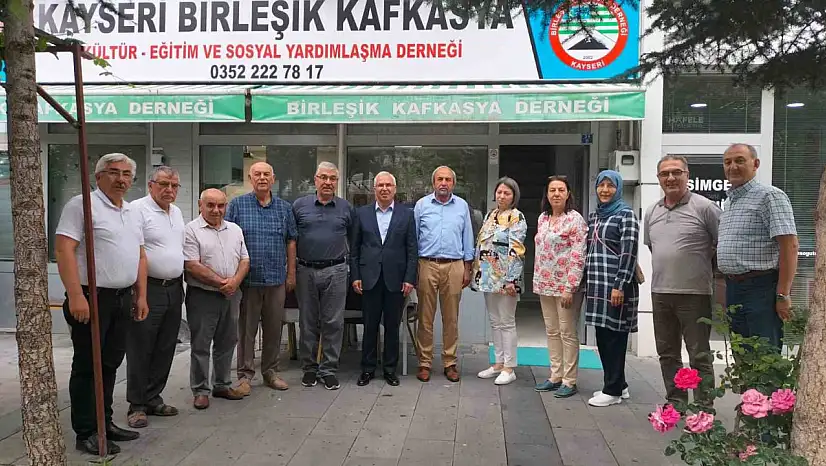 Birleşik Kafkasya Derneği'nden Kaymakam Dönmez'e veda