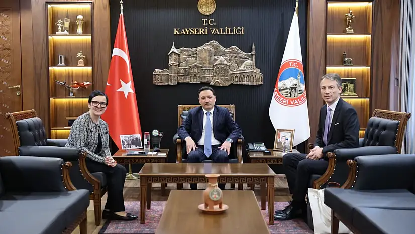 Büyükelçi Gabriele Juen'den Vali Çiçek'e ziyaret