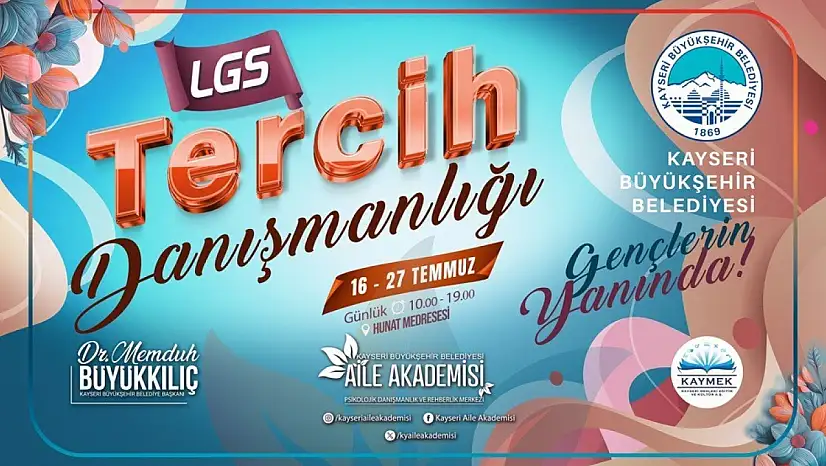 Büyükşehir Aile Akademisi'nden ücretsiz LGS tercih danışmanlığı hizmeti