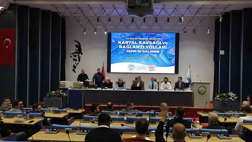 Büyükşehir'in Kartal Kavşağı ve Bağlantı Yolları Projesi'nde yapım ihalesi gerçekleştirildi