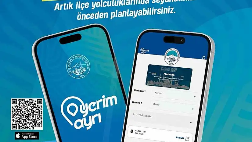 Büyükşehir'in konforlu ulaşım uygulaması 'yerim ayrı' şimdi de Develi'de