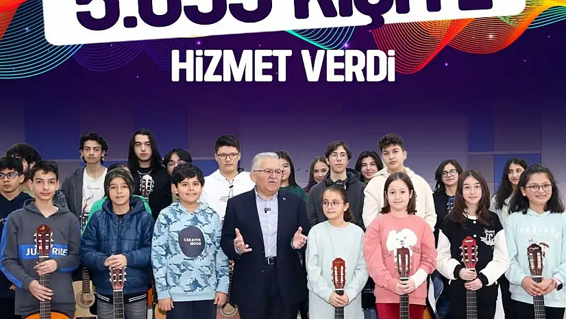 büyükşehir konservatuvarı 2025 yılında 5 bin 655 kişiye sanatla dokundu