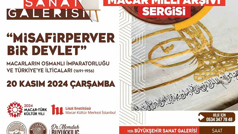 Büyükşehir Sanat Galerisi'den Türk-Macar dostluğunu anlatacak anlamlı sergi