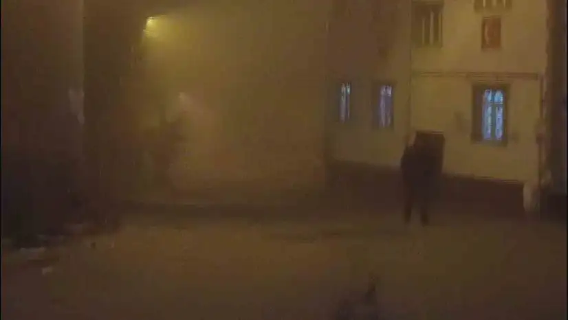 Develi'de yoğun sis etkili oldu